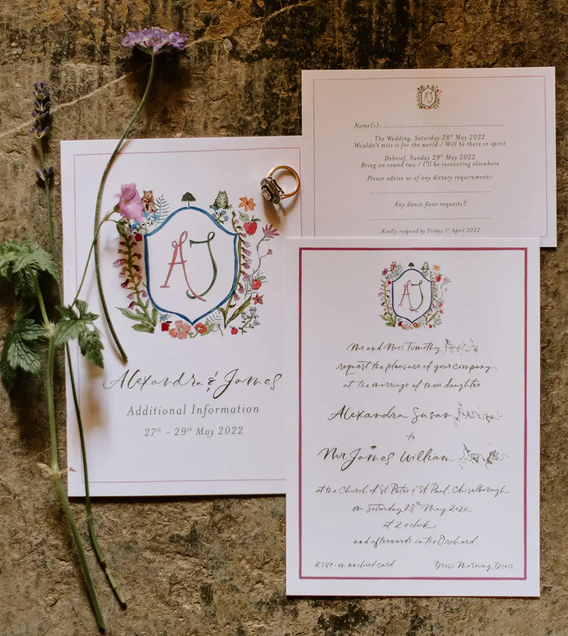 Companies that respond to wedding invitations 60 photos