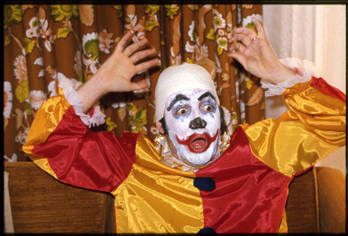 Photo of Paul dressed up for Mardi Gras in New Orleans in 1975