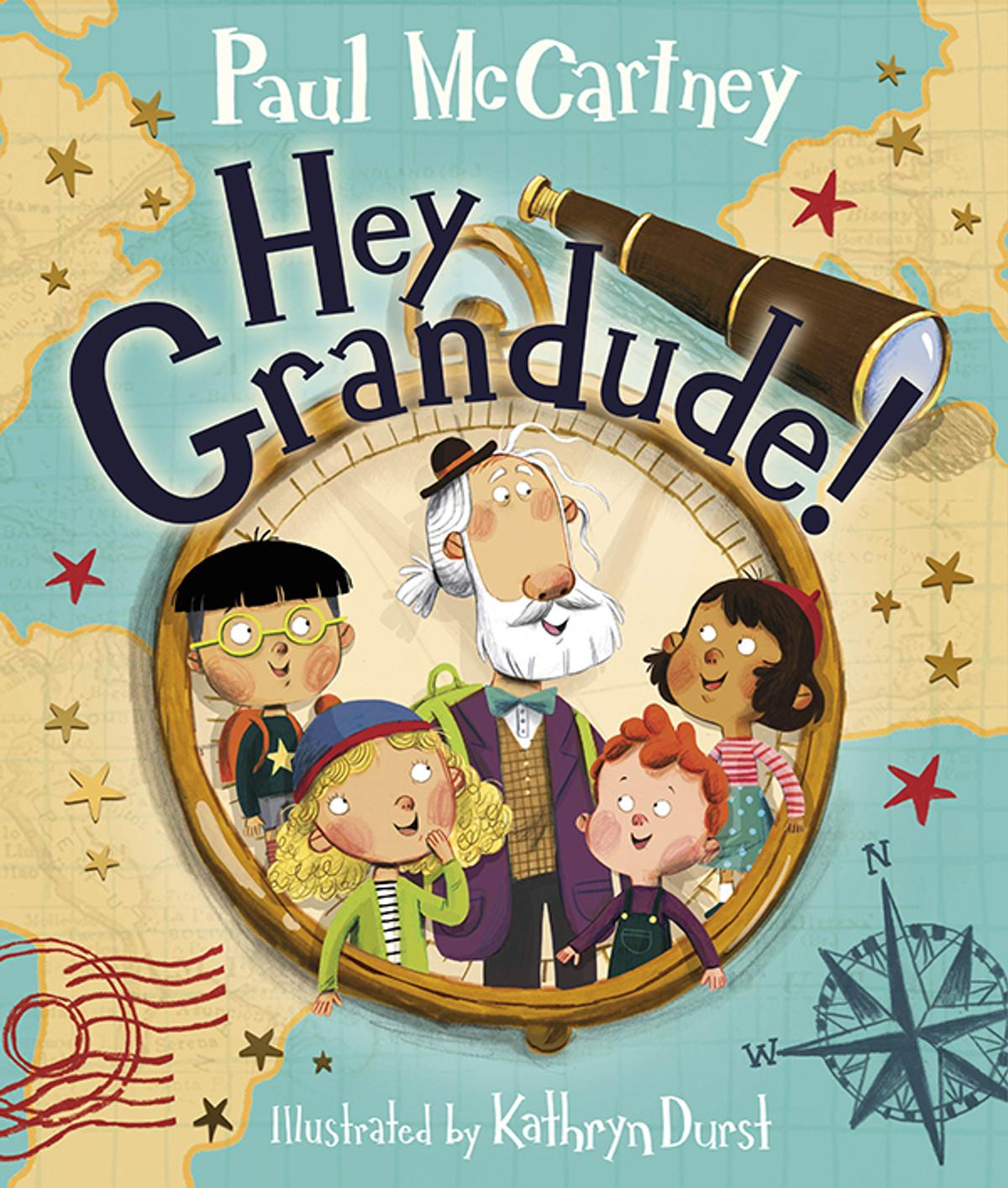 Paul shares the cover for his first ever picture book 'Hey Grandude!'
