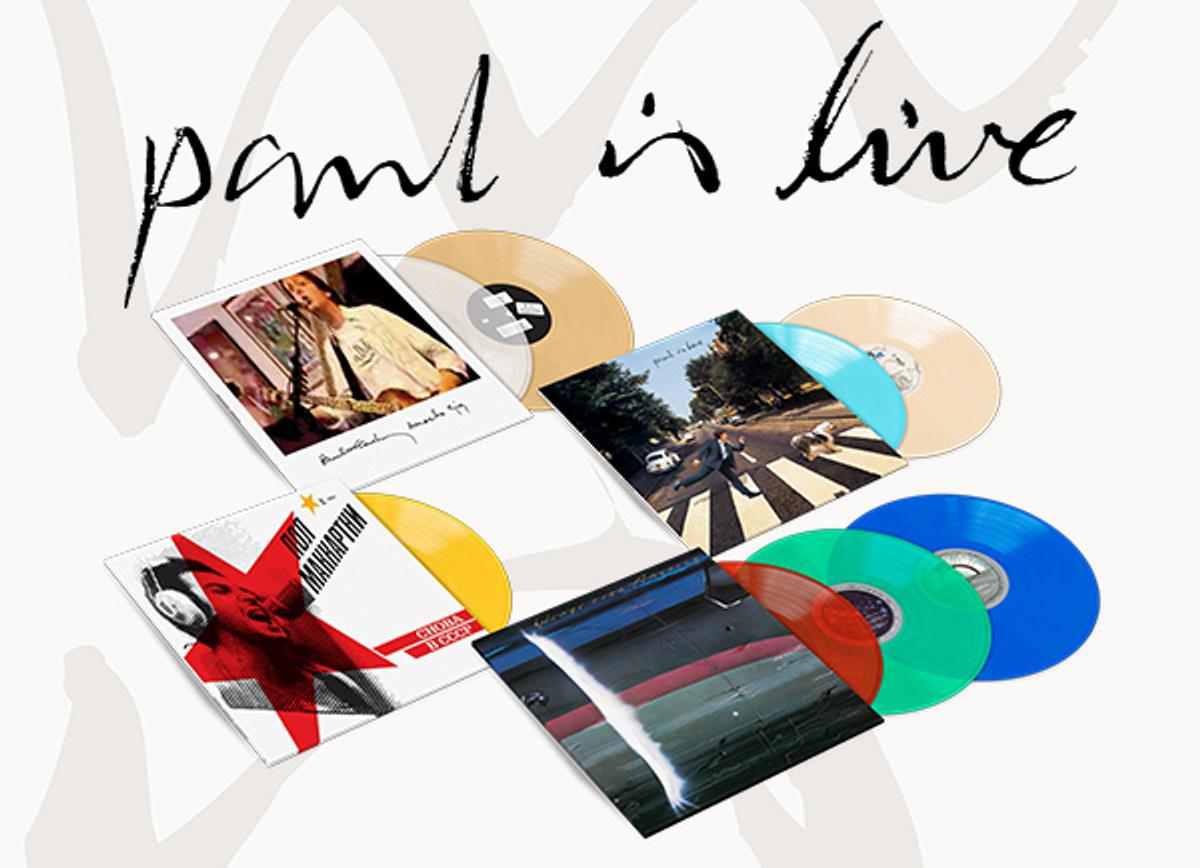 Photo of Amoeba Gig, Paul Is Live, Choba B CCCP and Wings Over America 2019 re-issues on limited edition colour vinyl.