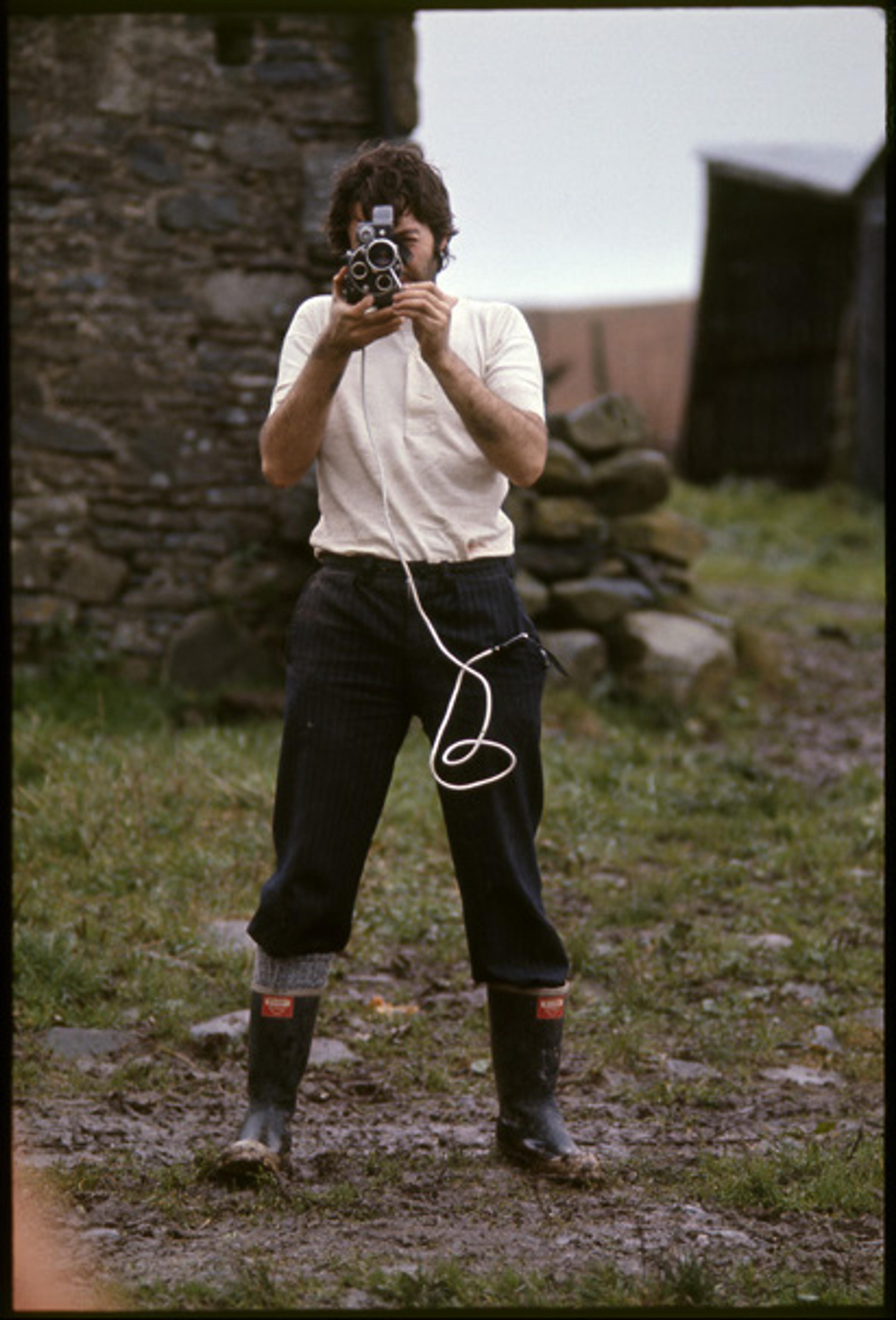 Taken by Linda on the farm in Campbeltown, Scotland, 1969