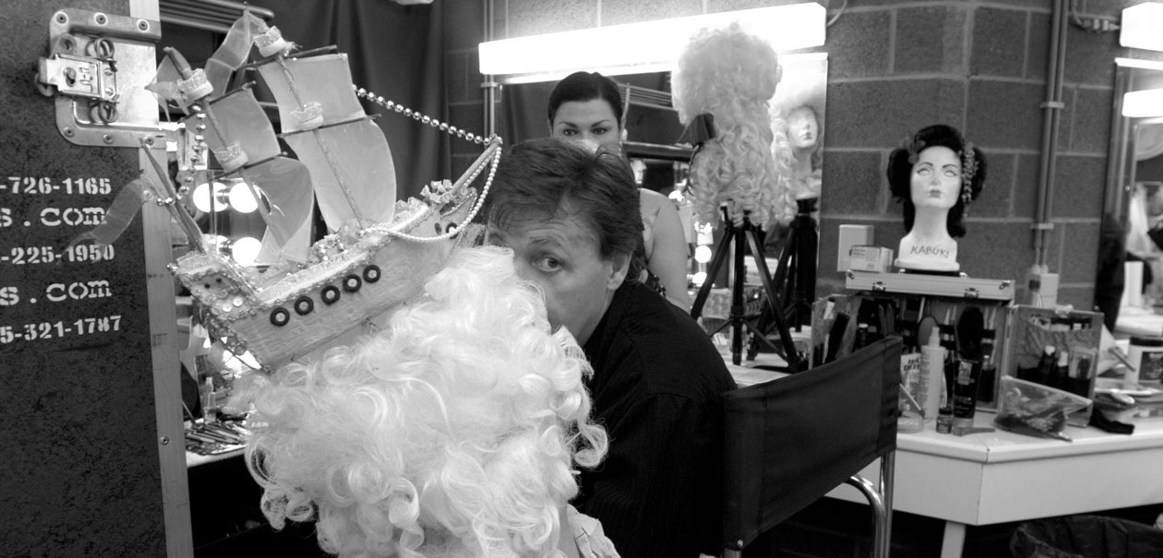 Backstage of Back In The World Tour, Antwerp, Belgium, 2003