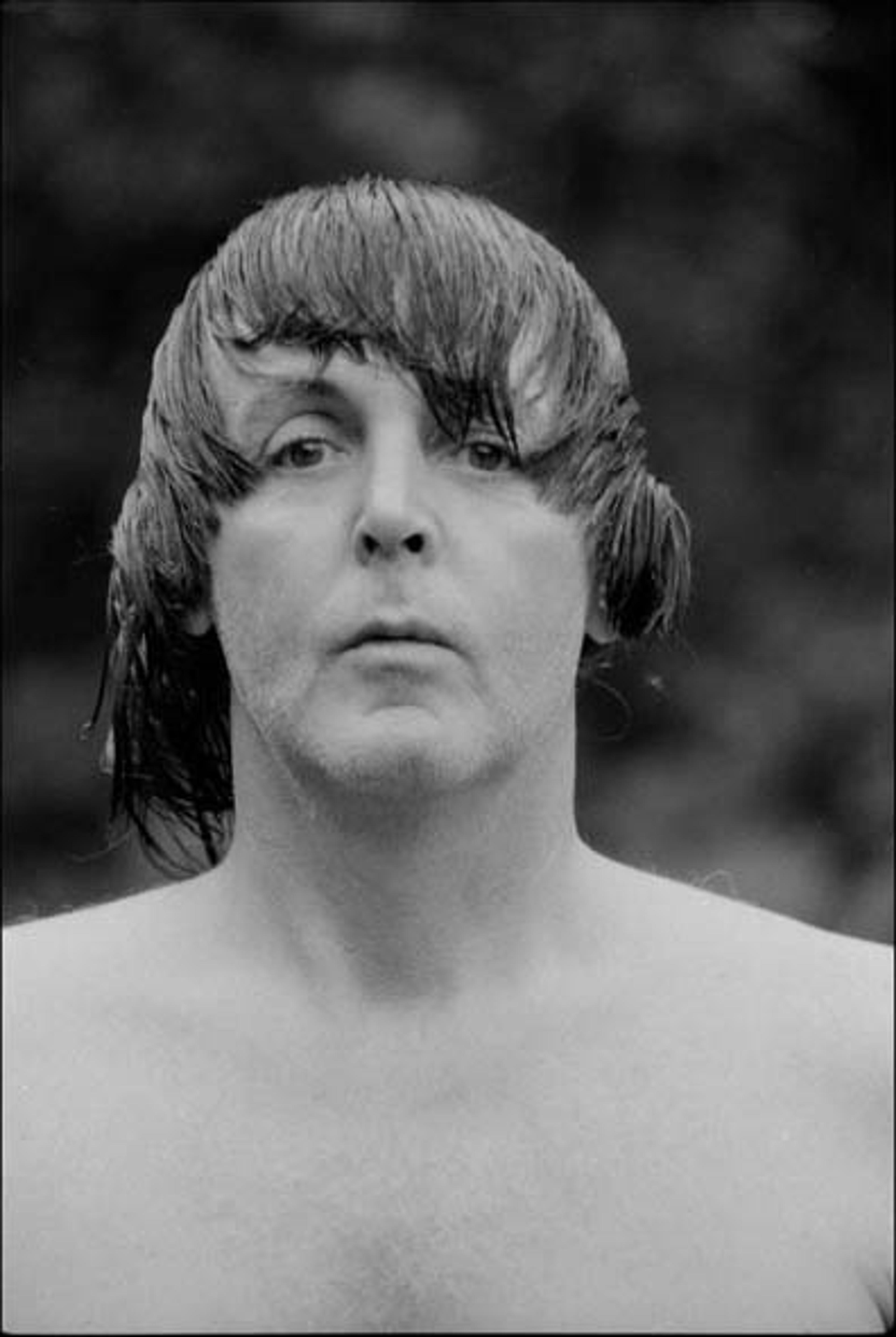 Paul just out the pool, East Hampton, New York, 1989