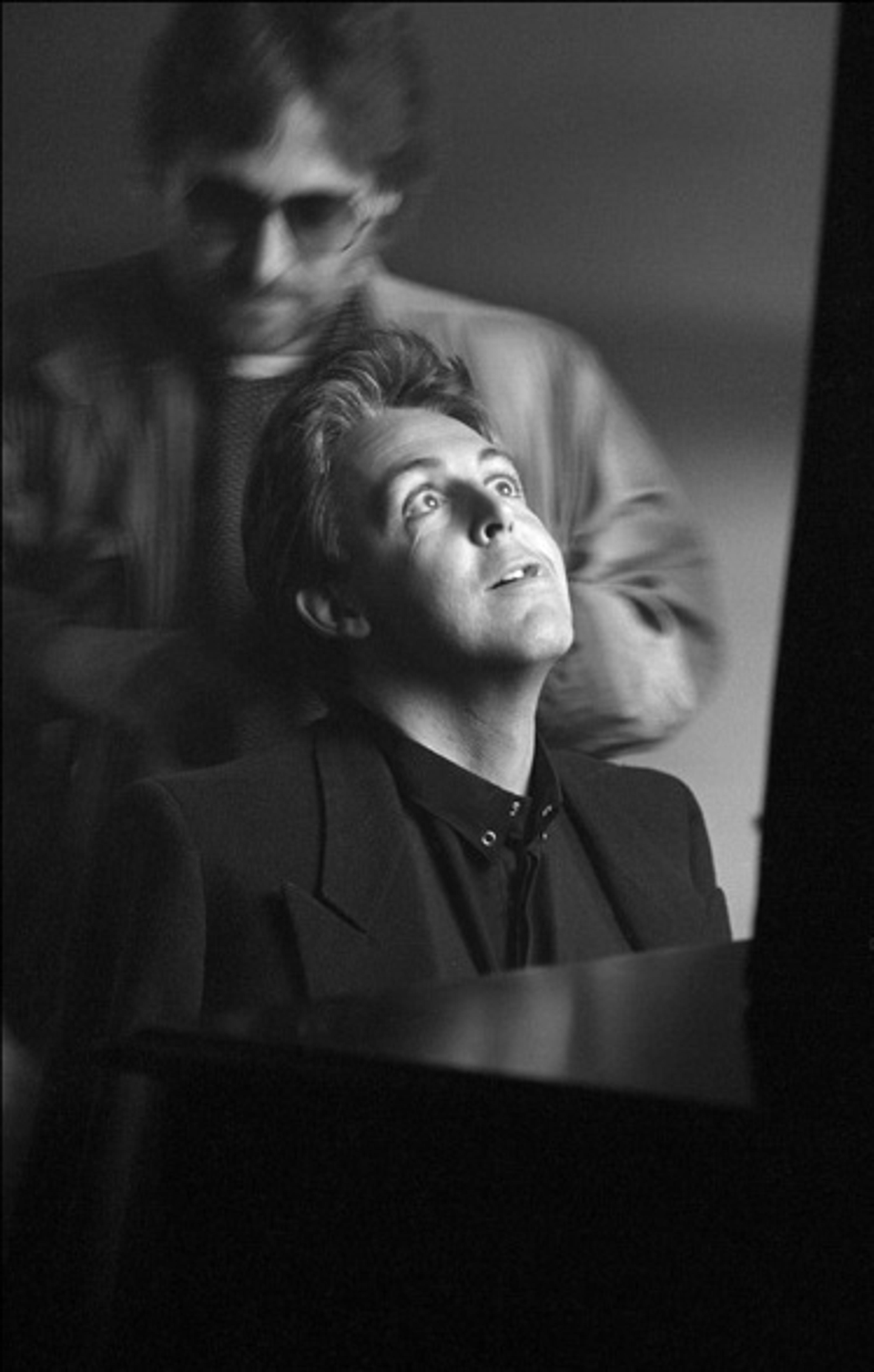 With Mike McGear, Liverpool, 1981