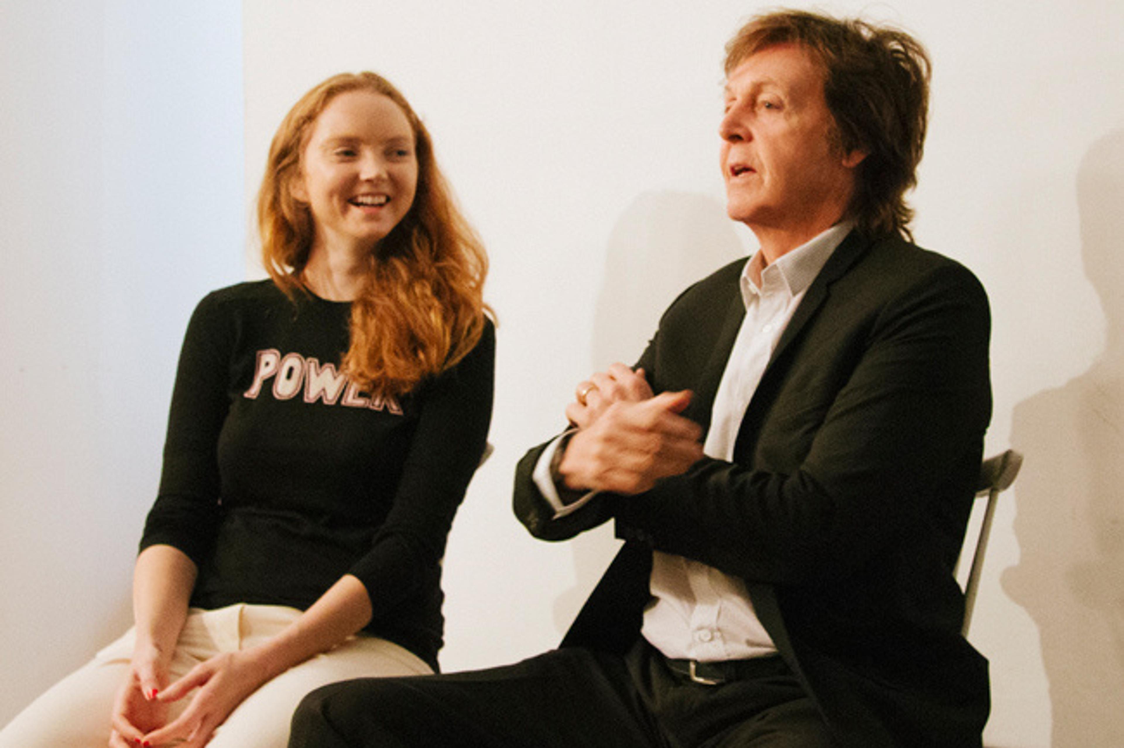 New Photos: Paul and Lily Cole Discuss 'Hope For The Future'