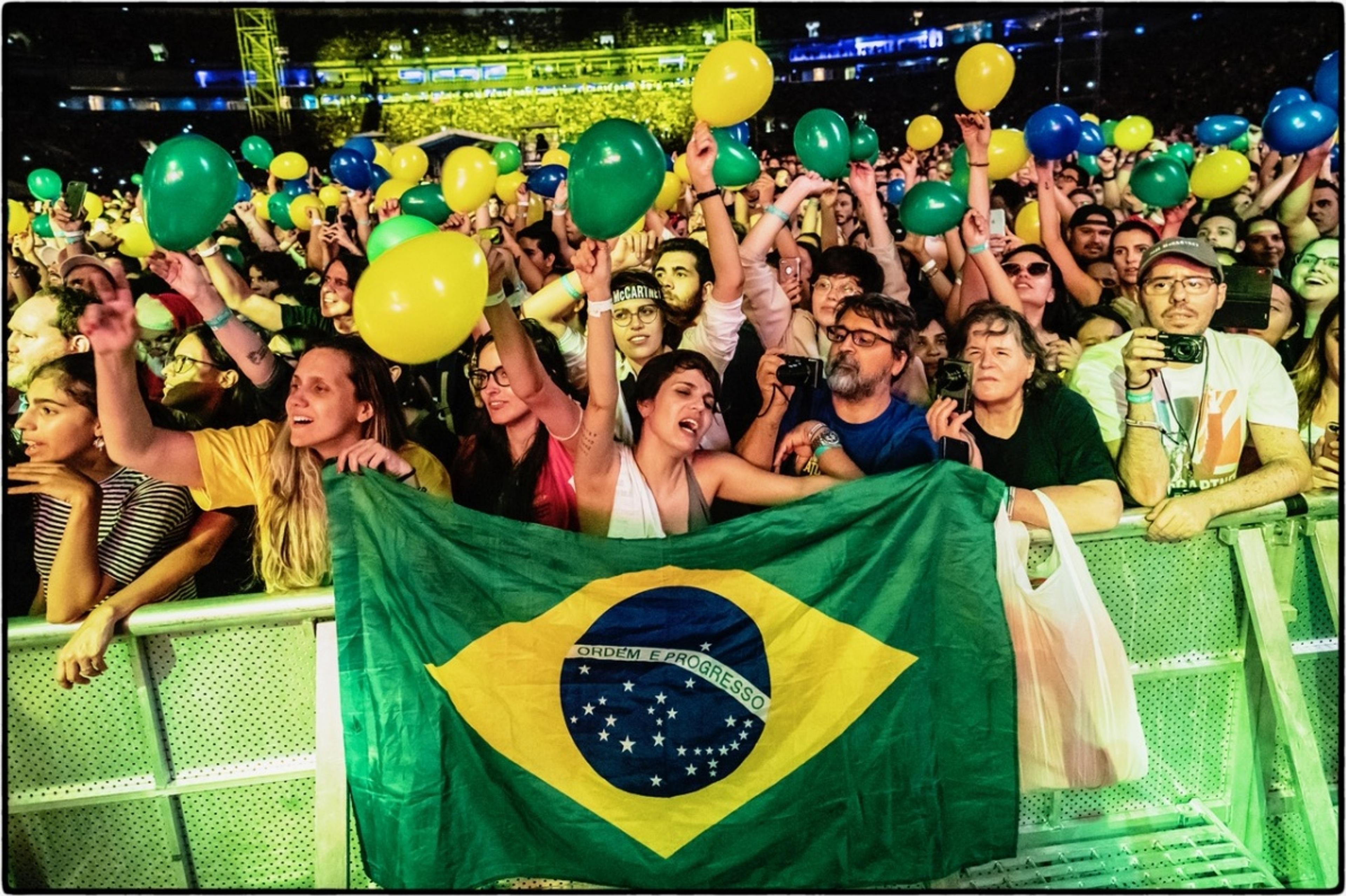 The Crowd at Allianz Parque, São Paulo, Brazil