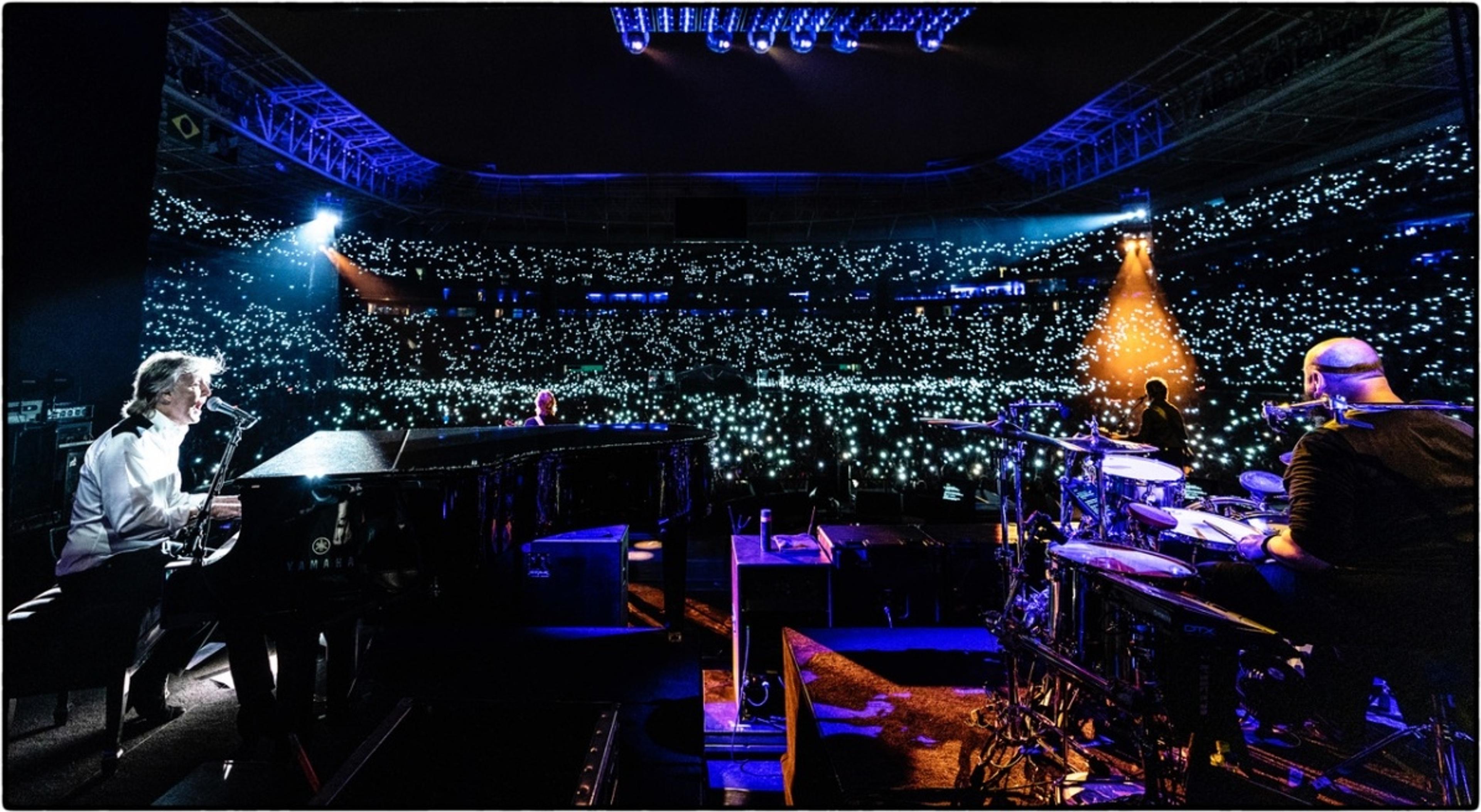 Paul performing at Allianz Parque, São Paulo, Brazil