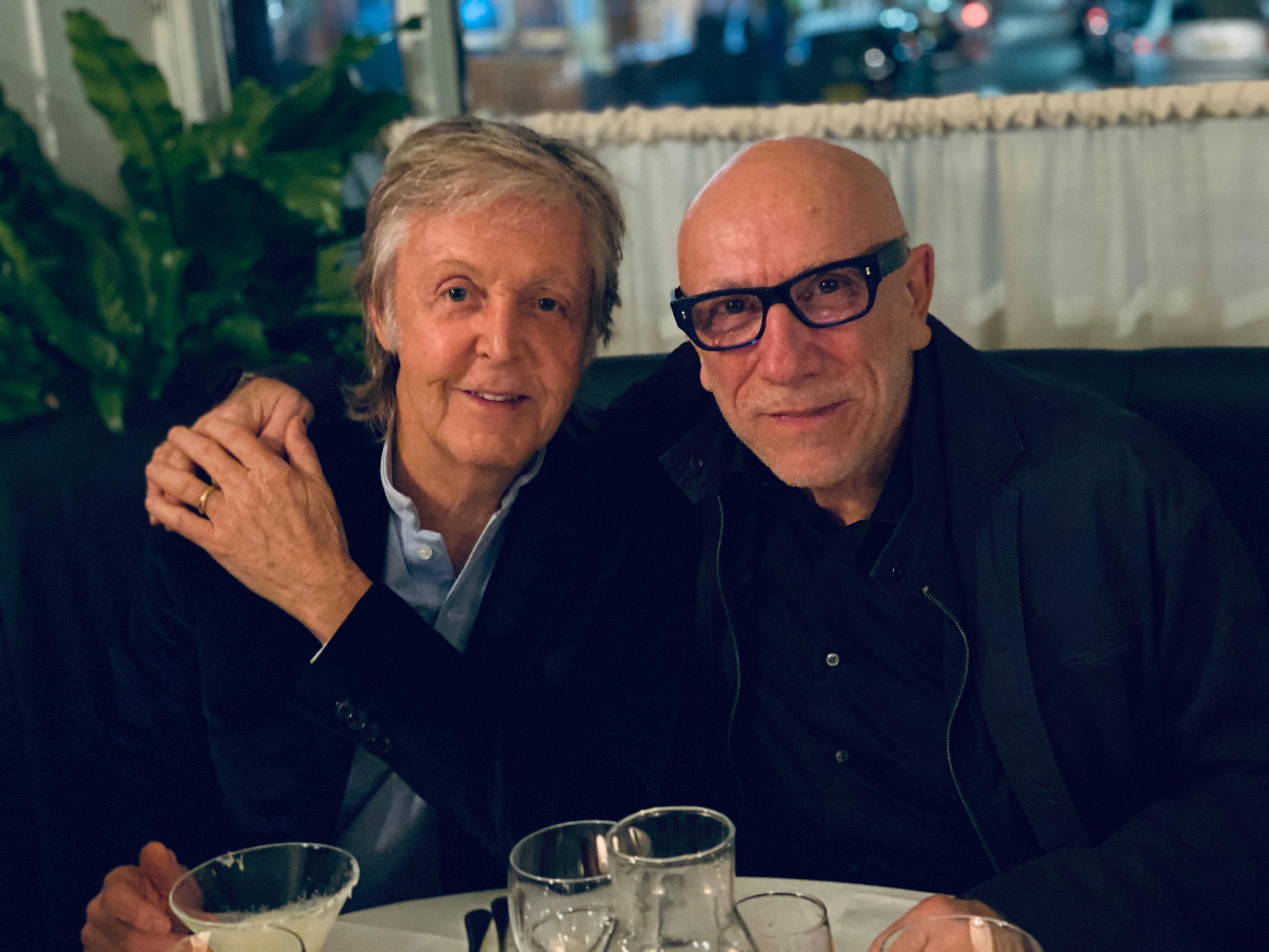 Paul and Brian Clarke. Photo by Mary McCartney