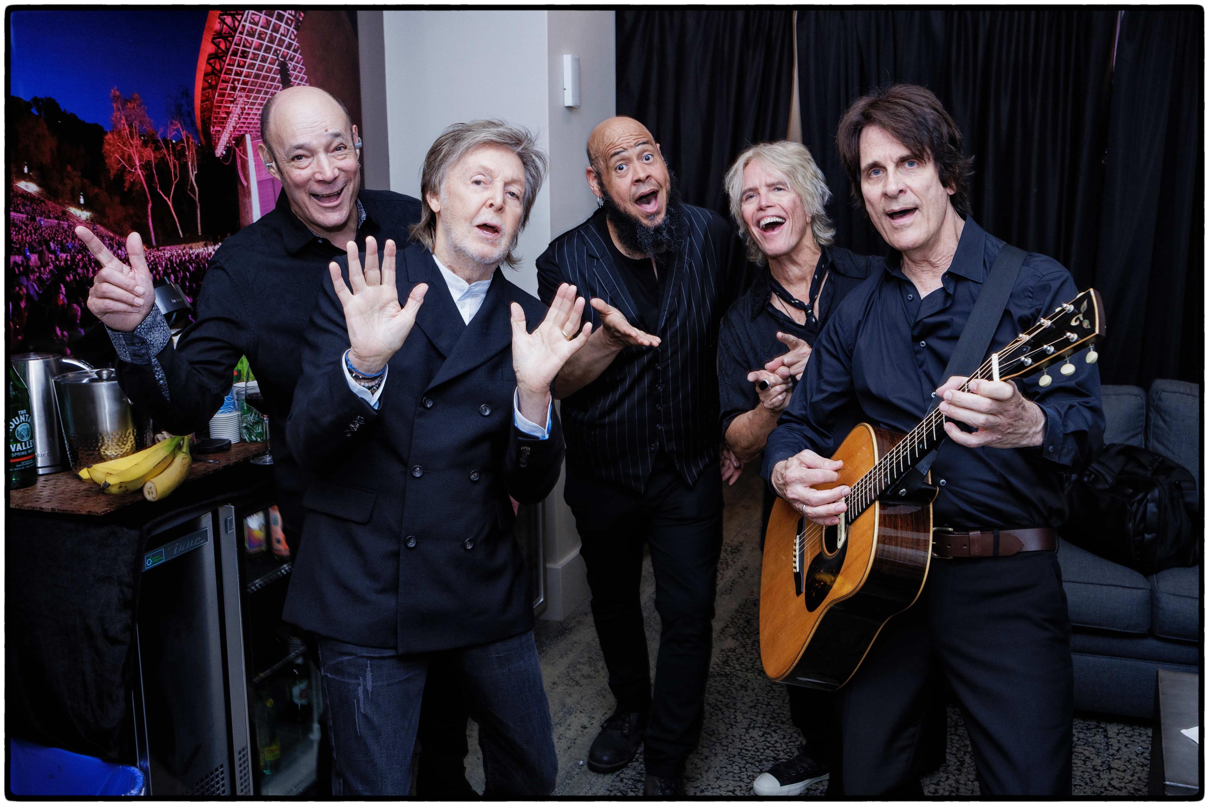 Paul and the band in Santa Barbara, 2025. Photo by MJ Kim