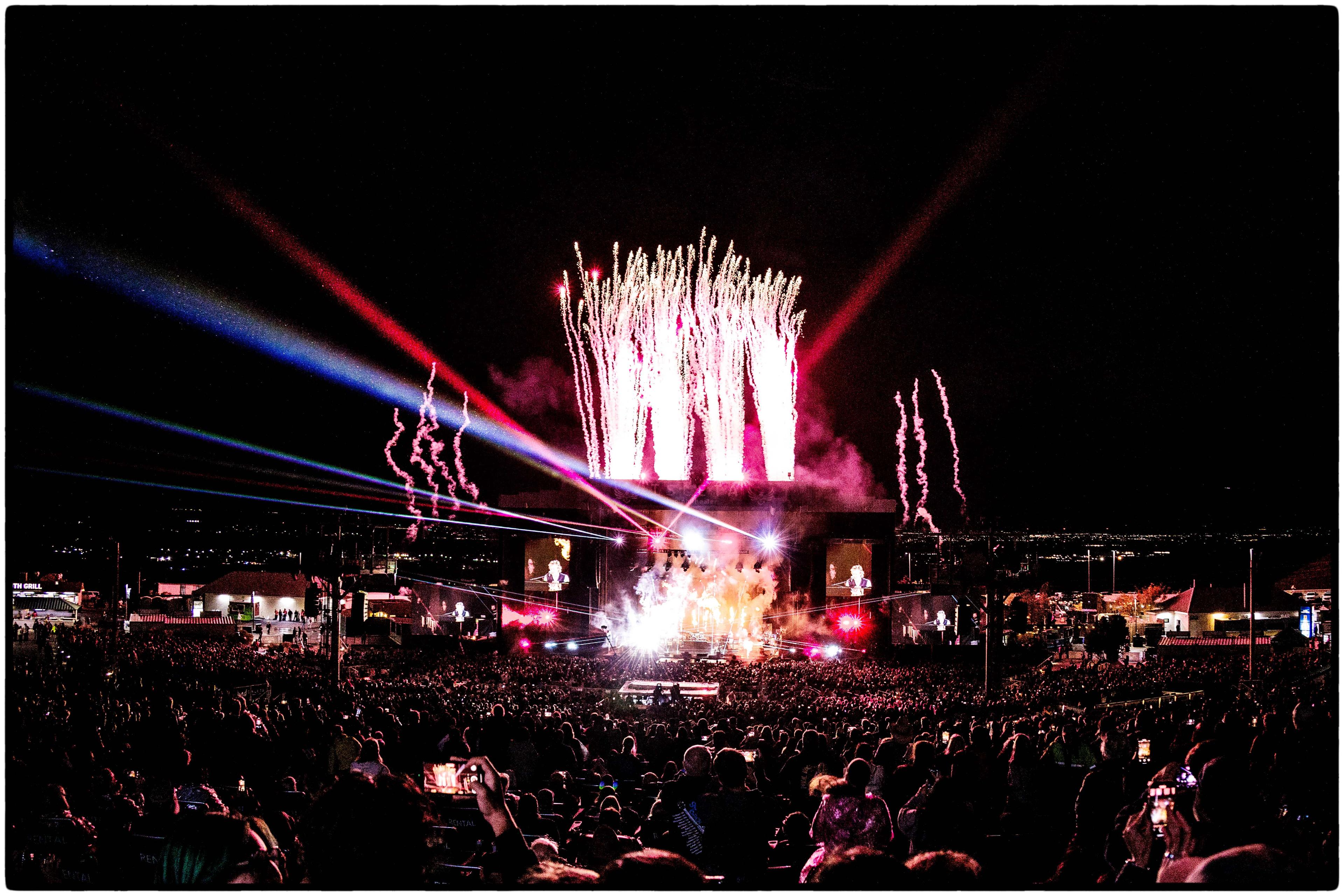 Paul on stage in Albuquerque, on the 2025 'Got Back' tour. Photo by MJ Kim