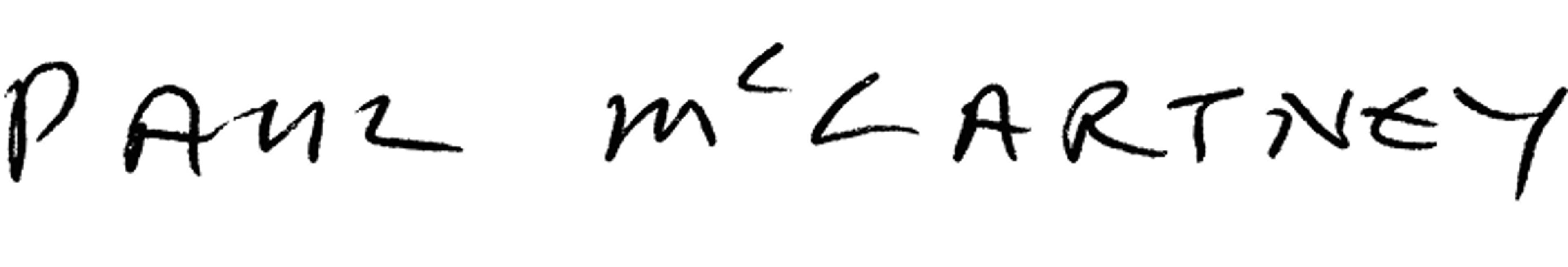 Paul McCartney logotype