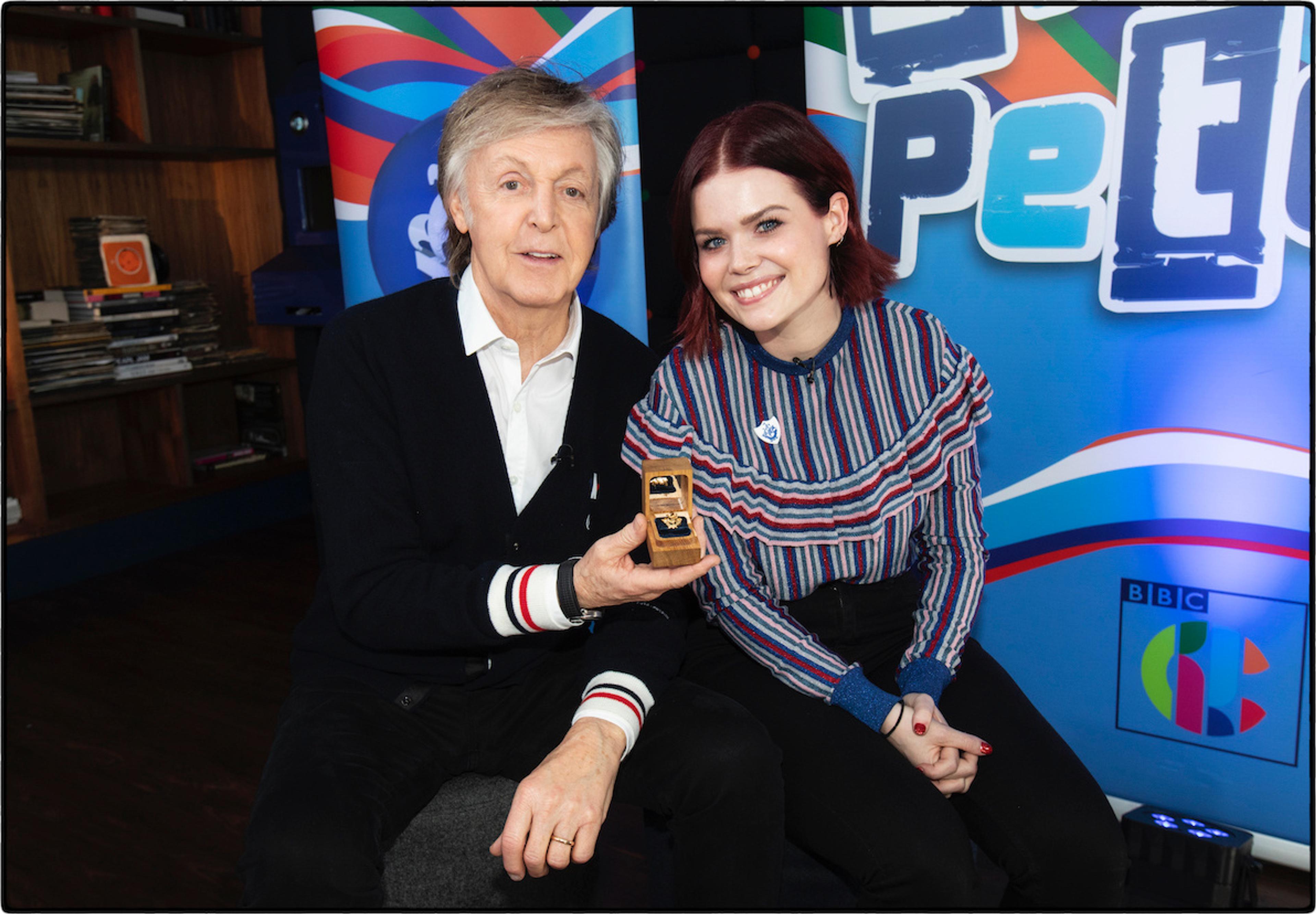 Blue Peter presented Paul with a prestigious Gold Blue Peter Badge