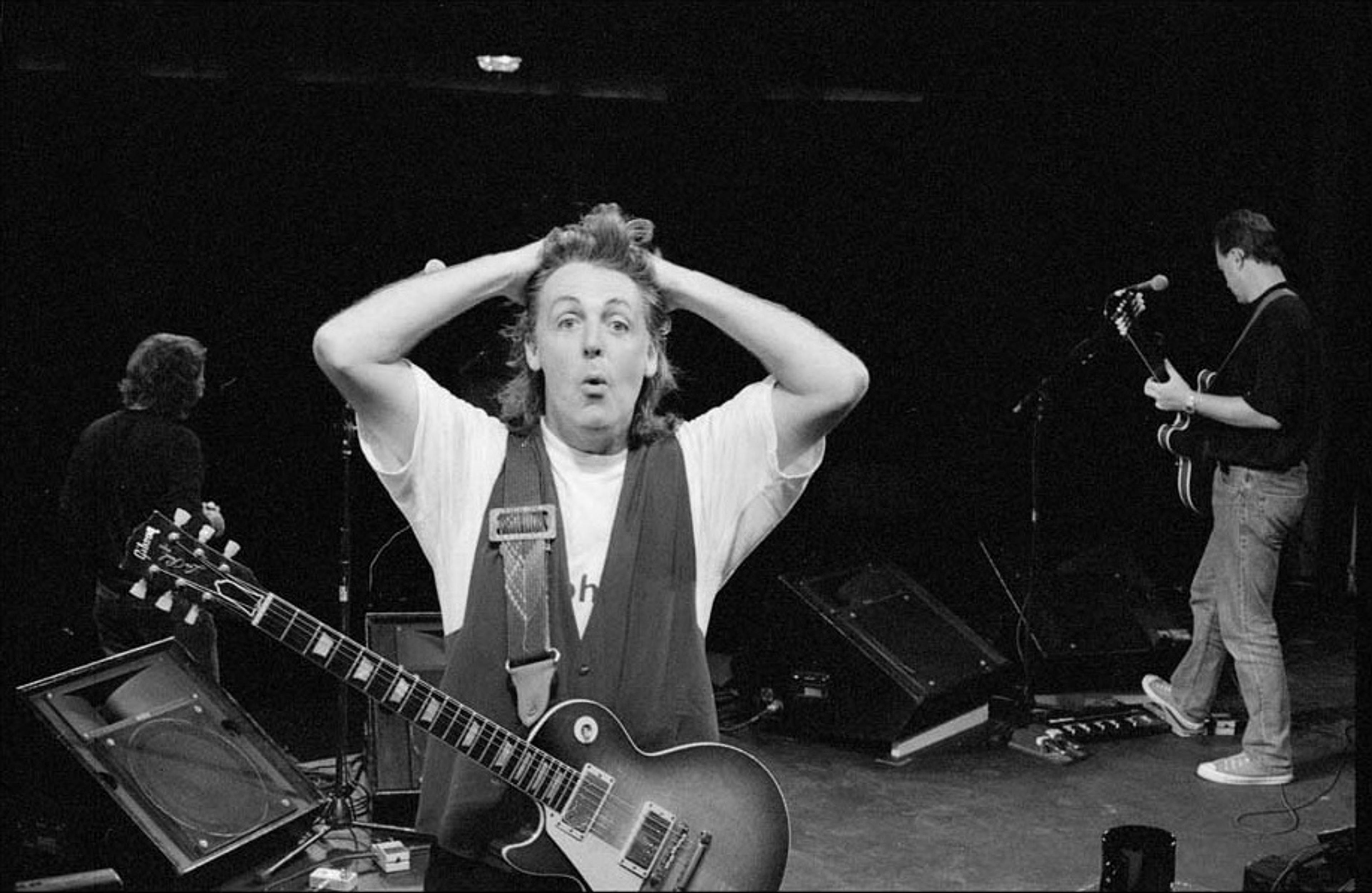 The Paul McCartney World Tour rehearsals, Madison Square Garden, New York, 1989