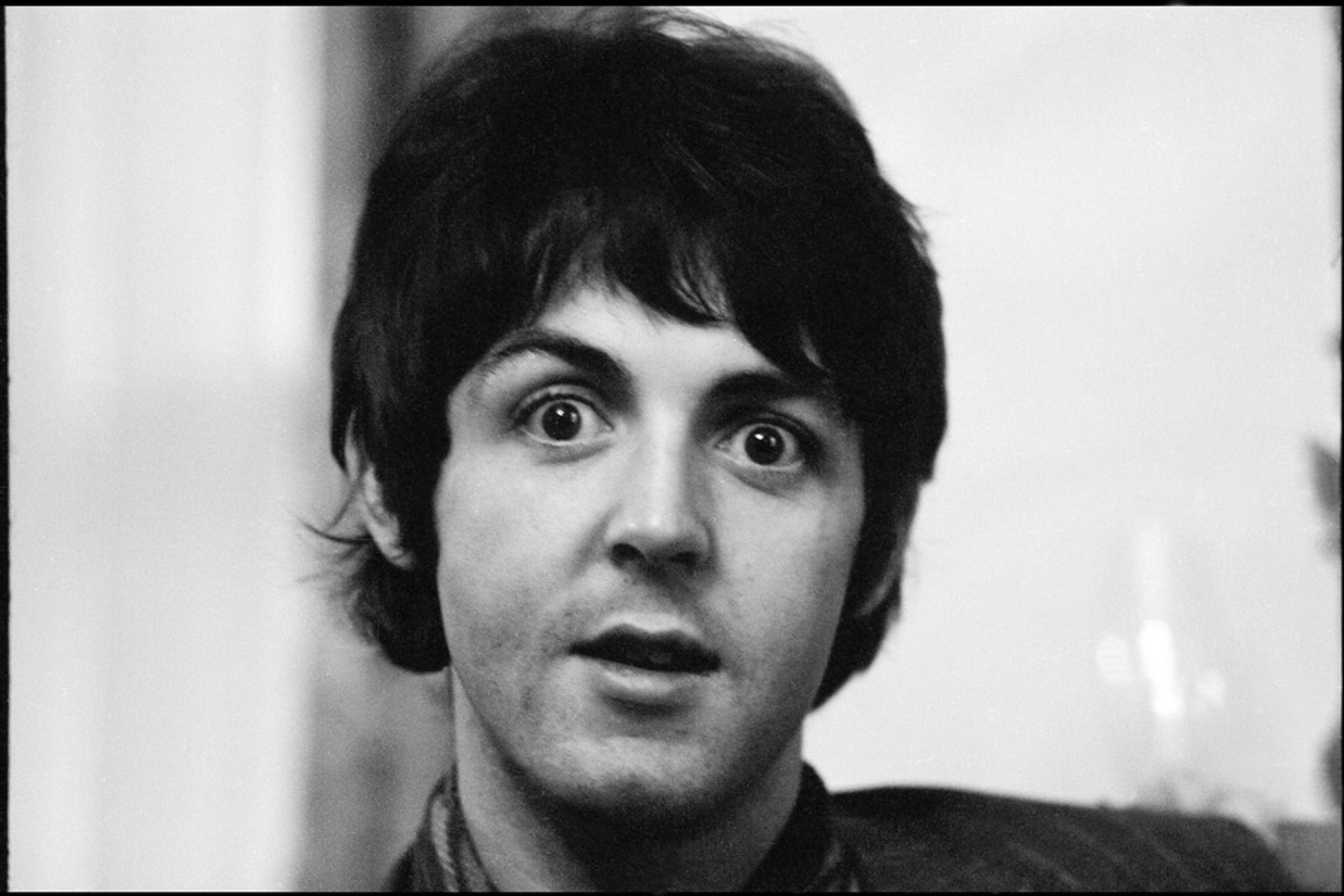 Paul at the Sgt. Pepper Press Launch, Brian Epstein's home, Belgravia, London, 1967