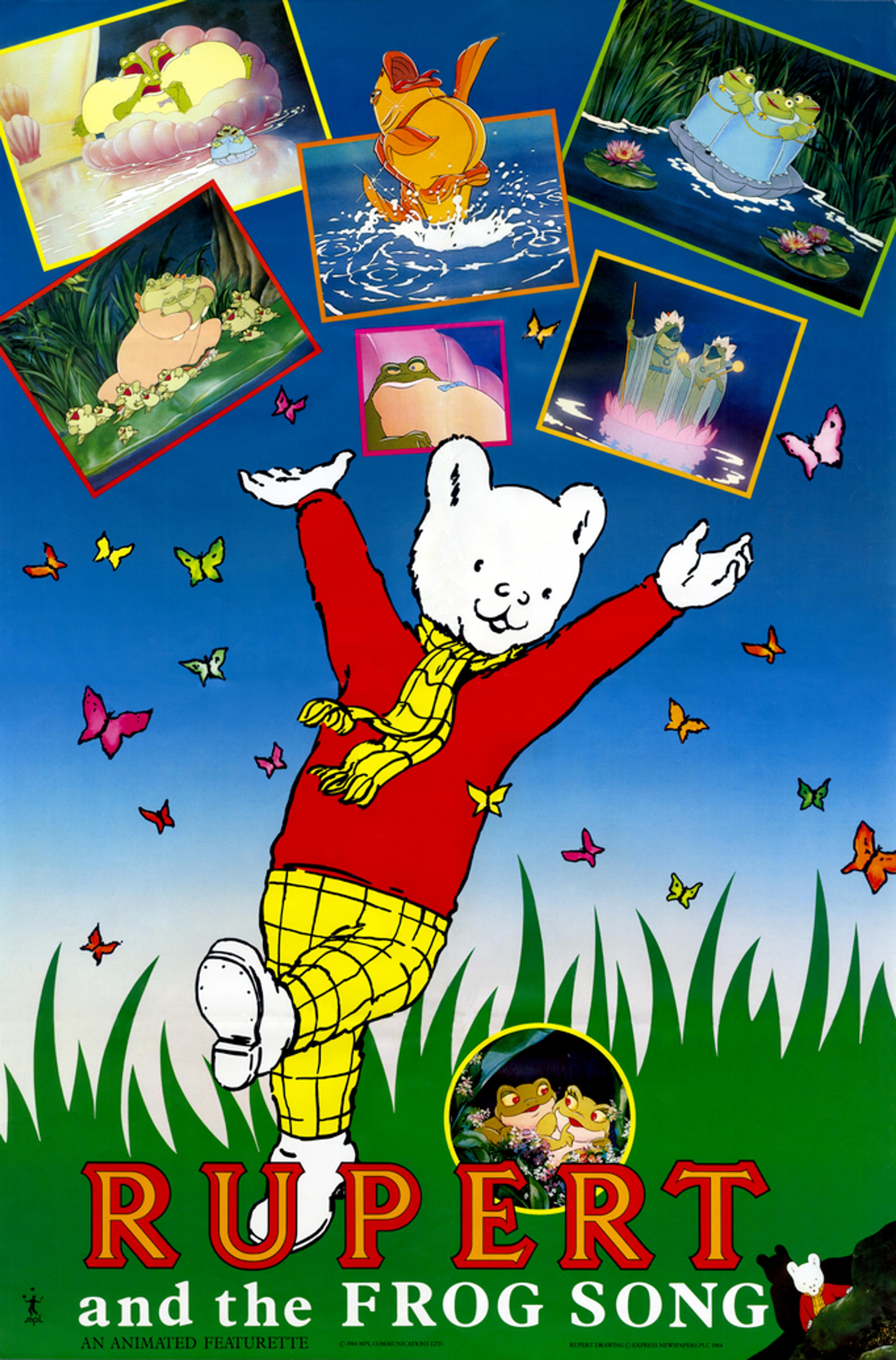 Film cover for Paul McCartney's Rupert and the Frog Song