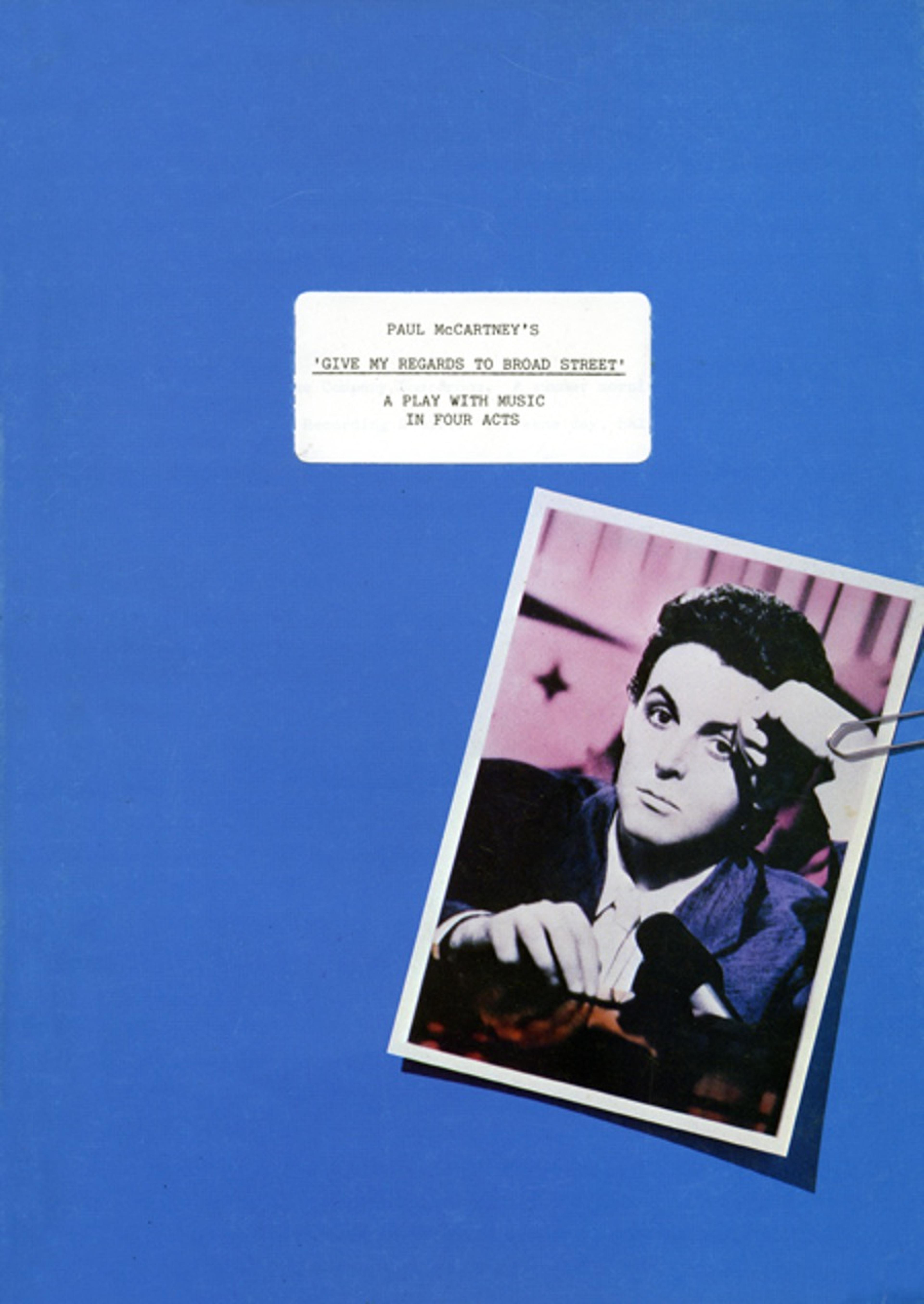 Book cover for Paul McCartney Give My Regards to Broad Street