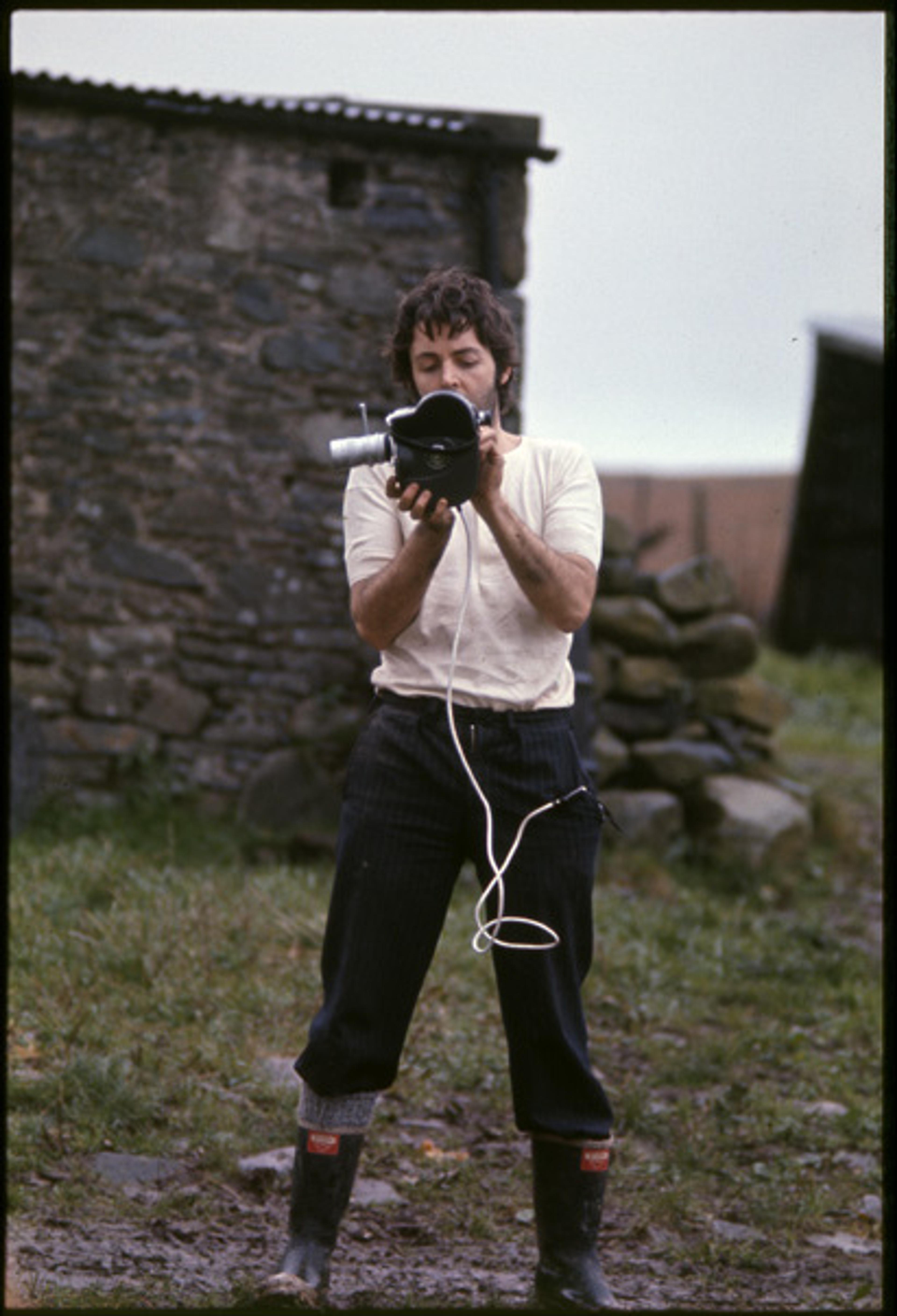 Taken by Linda on the farm in Campbeltown, Scotland, 1969