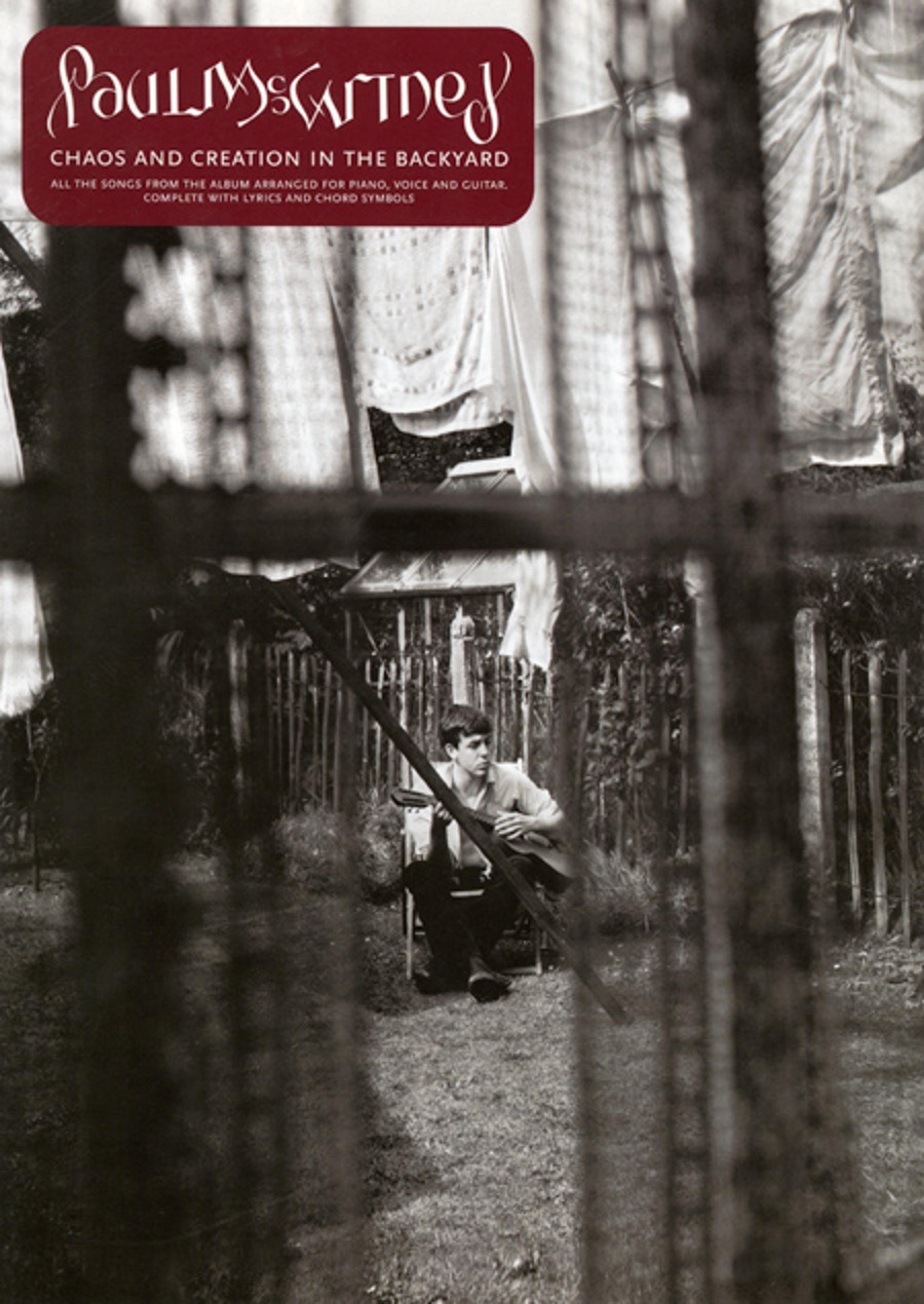 Book cover for Paul McCartney Chaos And Creation In The Backyard Album Songbook