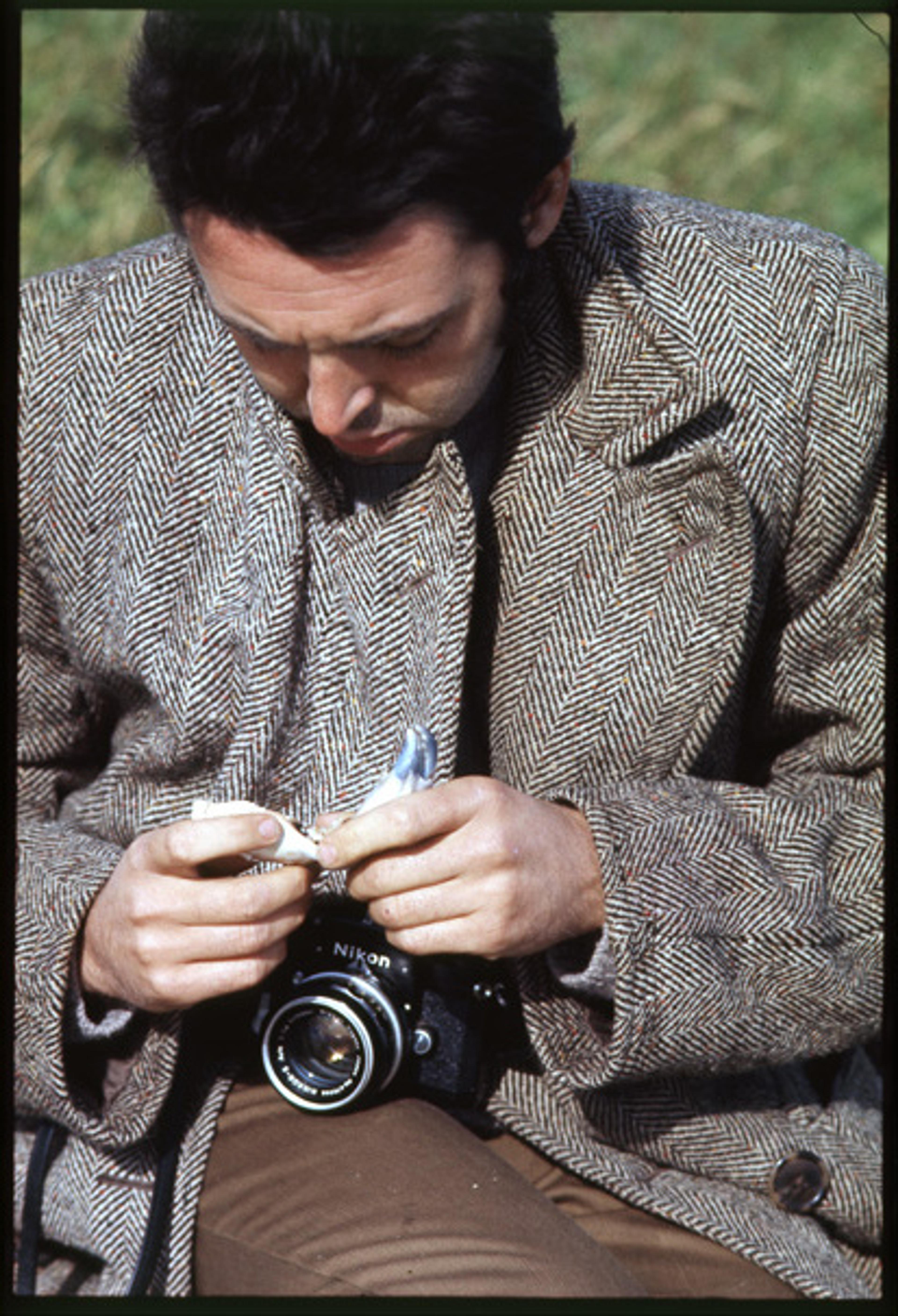 Taken by Linda on the beach in Campbeltown, Scotland, 1970