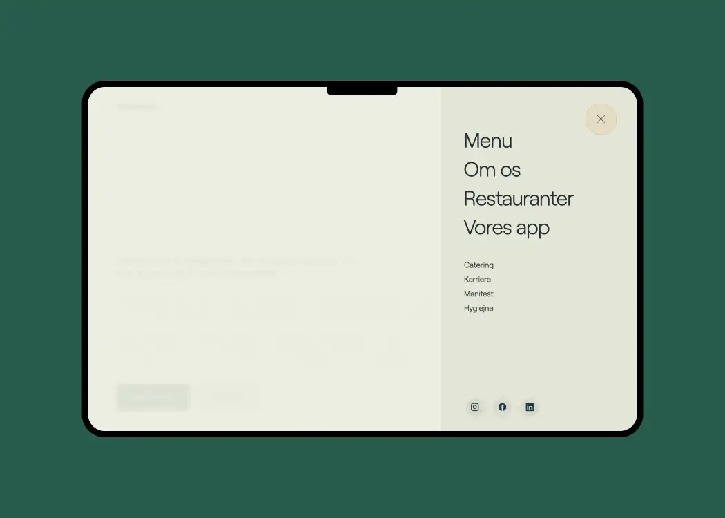 User-friendly navigation menu on Garbanzo's site