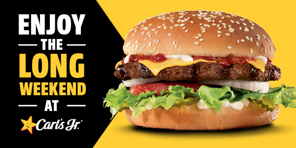 America Uk story about Treat yourself to a Carl's Jr. this bank holiday weekend 