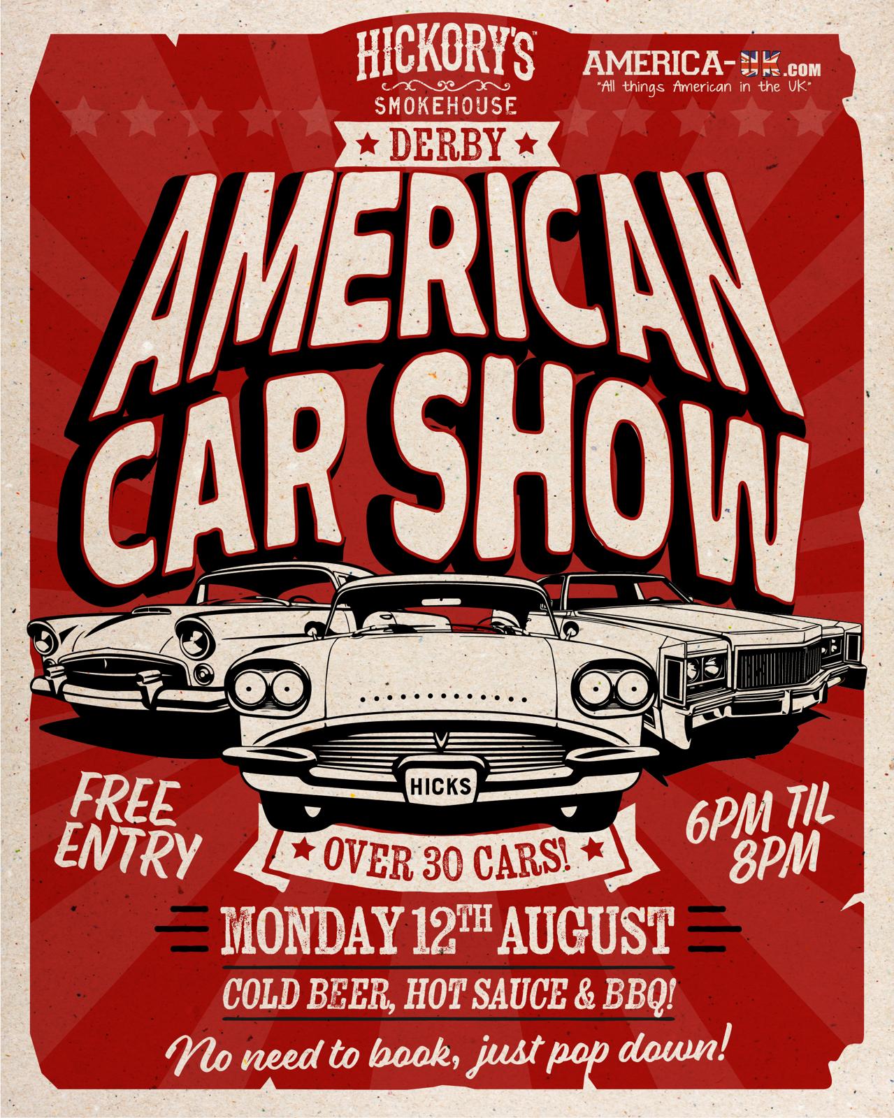 America Uk story about Hickory's Derby American Car Show - Win Prizes!