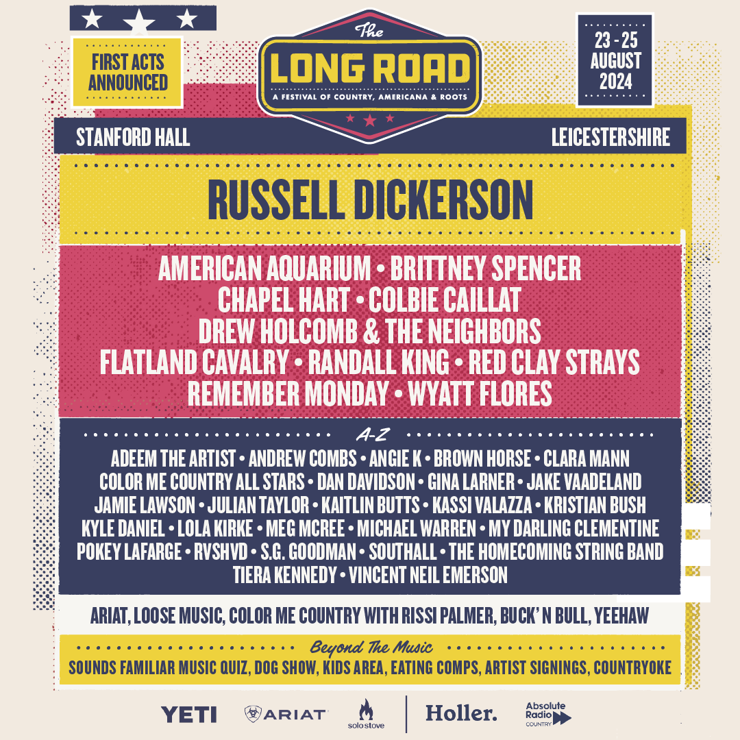 America Uk story about THE LONG ROAD FESTIVAL 2024 REVEALS FIRST HEADLINER & ARTISTS 