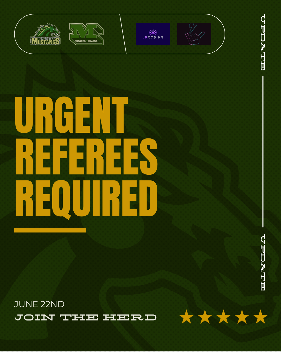 Urgent Appeal: Officials Needed for Gateshead Game