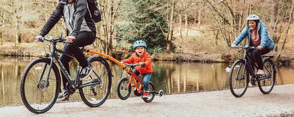 tow bar tag along bike