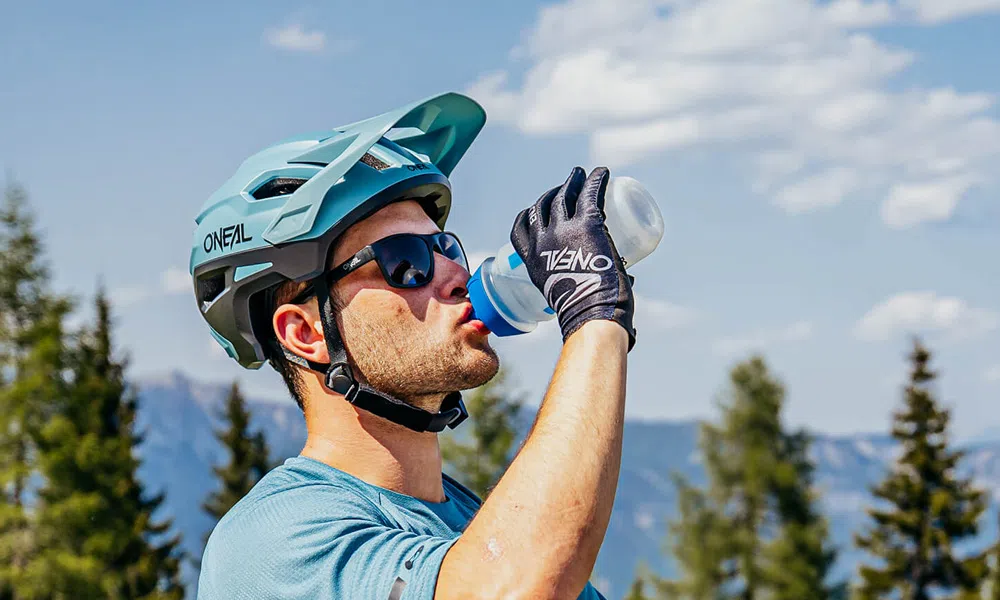 oneal mtb helmet glasses and gloves