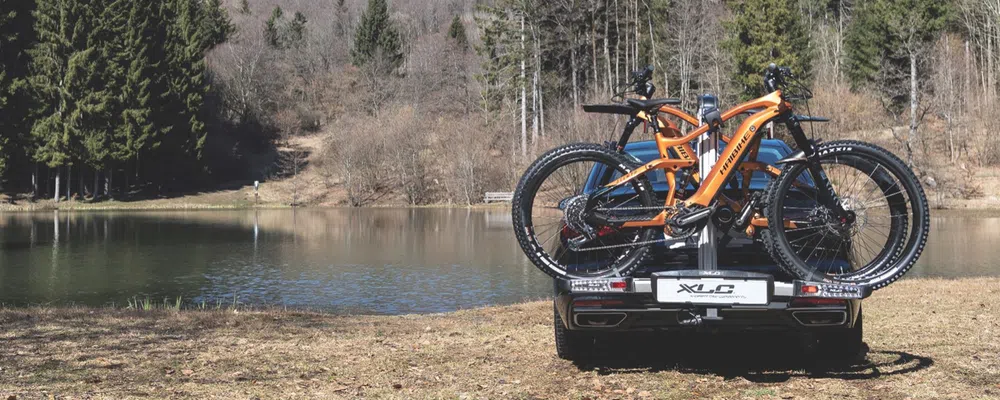 bikes on a towbar car bike rack