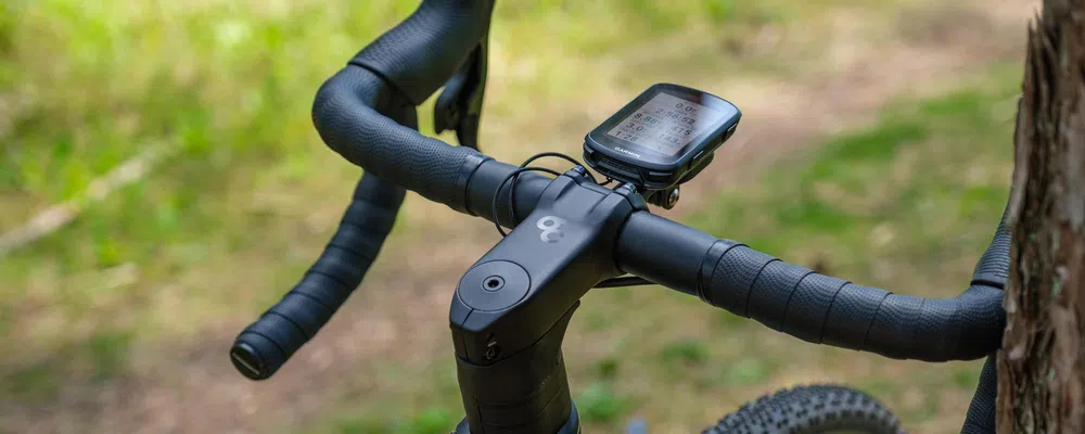 cycle computer on gravel bike