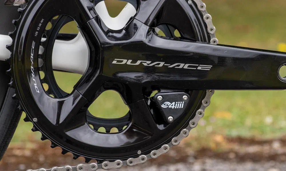 Power meter on a Dura Ace chainset