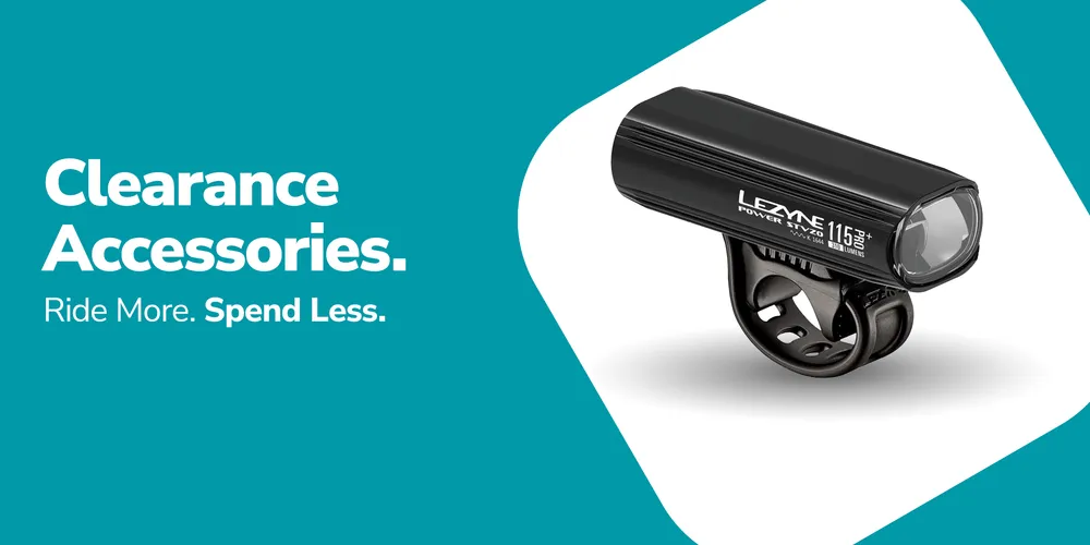 Clearance Accessories: Ride More. Spend Less.