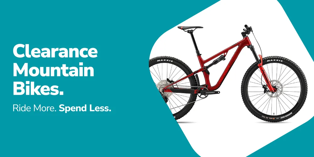 Clearance Mountain Bikes: Ride More. Spend Less.