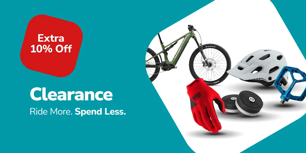 Extra 10% Off Clearance: Ride More. Spend Less.