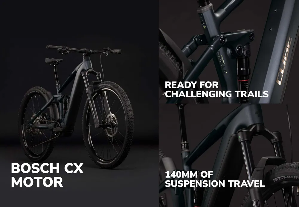 Cube Stereo Hybrid One44 PRO 800 2027 - Electric Mountain Bike
