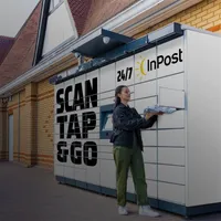 InPost Locker in use