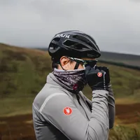 Kask helmet and Castelli multi-tube on a winter road ride