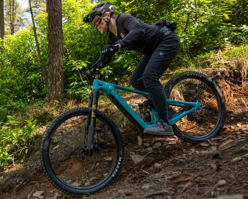 Riding the Fox Podium Fork on a Yeti e-Bike