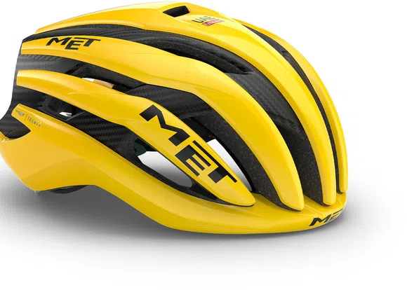 Met Trenta yellow helmet