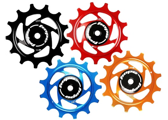 coloured Hope jockey wheels