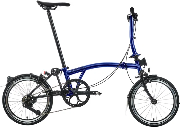 Brompton Folding Bike blue