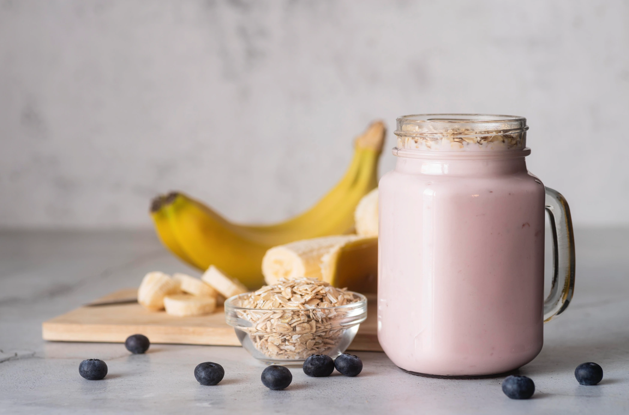 blueberry oats smoothie