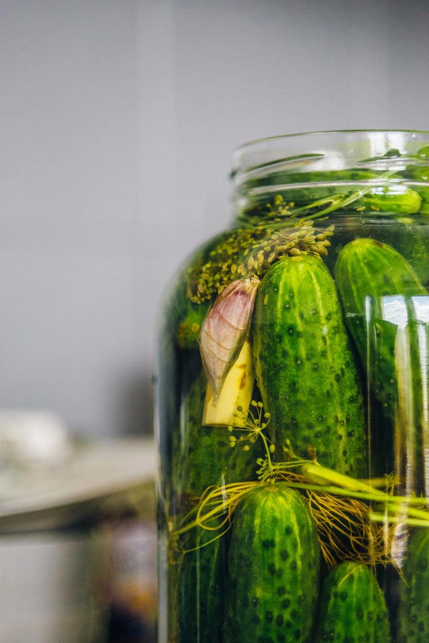pickled cucumbers