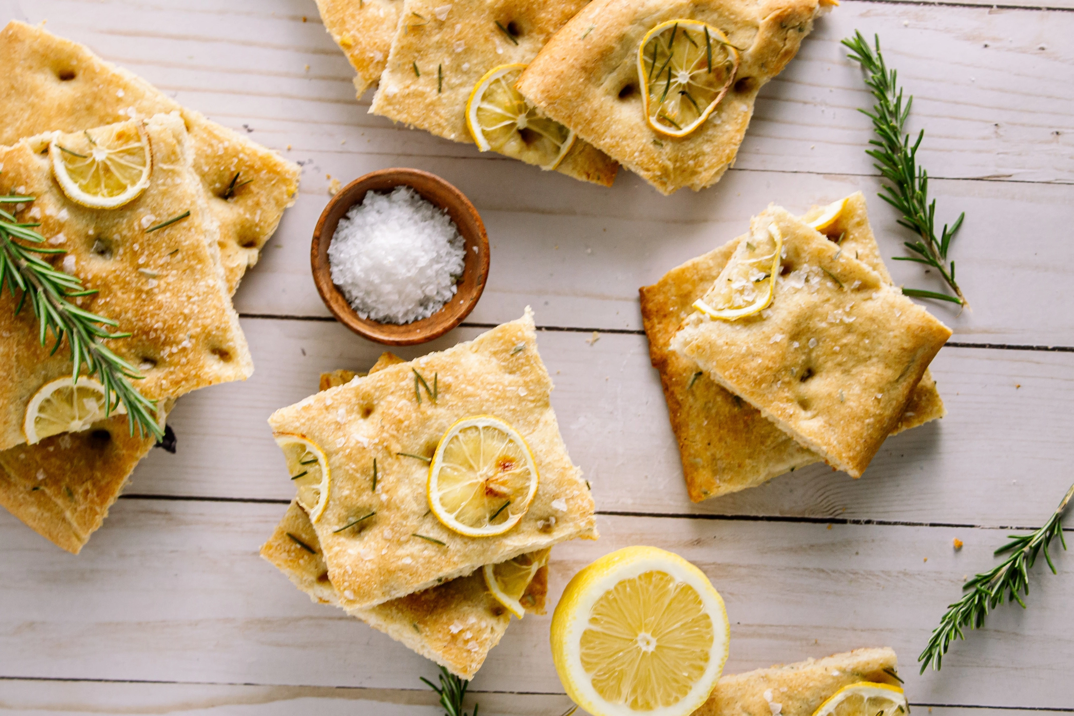 focaccia with organic flour