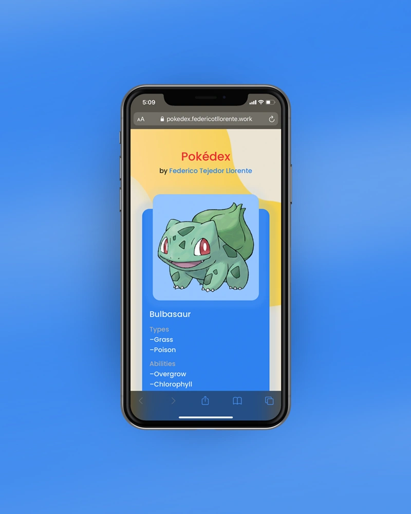 Pokédex App project thumbnail