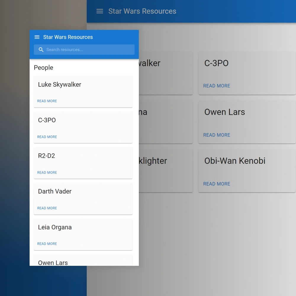 Star Wars Resource App project thumbnail
