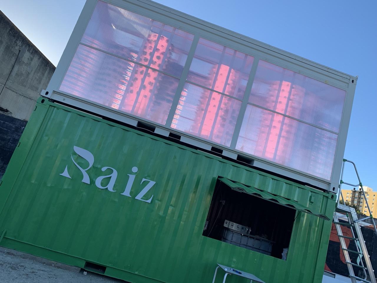 Picture of vertical farm at Raiz in Lisbon, Portugal