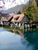 a cottage house on a dam in germany